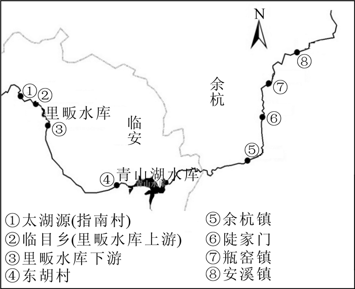 东苕溪水系图图片